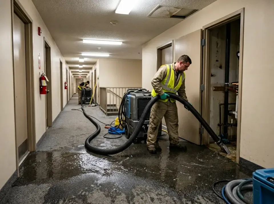 multi-unit-apartment-hallway-f-005 — frequently asked questions, Emergency Burst Pipe Water Extraction & Removal in Cliffsid…